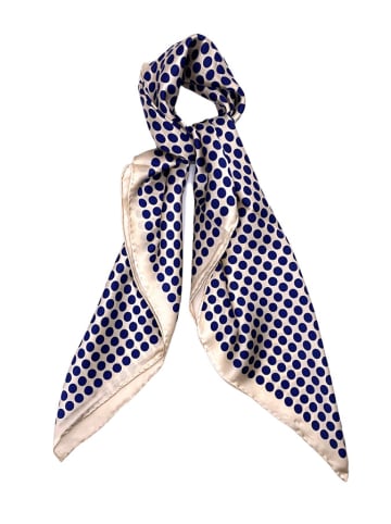 Made in Silk Zijden doek donkerblauw/meerkleurig - (L)90 x (B)90 cm