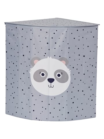 STORE IT Kosz "Panda" w kolorze szarym na pranie - 35 x 50 x 35 cm