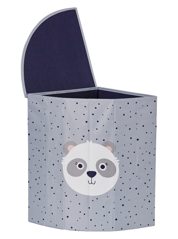 STORE IT Wasmand "Panda" grijs - (B)35 x (H)50 x (D)35 cm