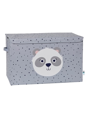 STORE IT Skrzynka "Panda" w kolorze szarym na zabawki - 62 x 39 x 37,5 cm