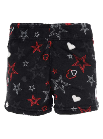 Converse Shorts in Schwarz/Rot