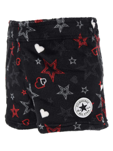 Converse Szorty w kolorze czerwono-czarnym