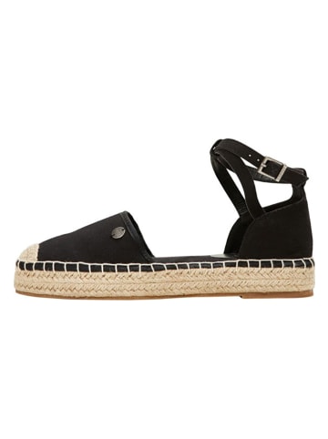 ESPRIT Espadryle w kolorze czarnym