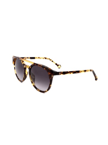 Carolina Herrera Damen-Sonnenbrille in Braun/ Gelb