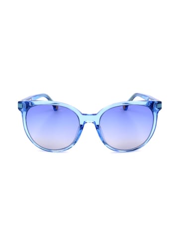 Carolina Herrera Damskie okulary przeciwsłoneczne w kolorze niebieskim