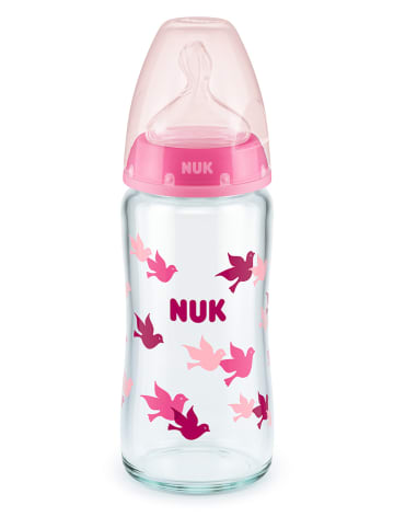 NUK Babyfles "First Choice+" lichtroze - 240 ml
