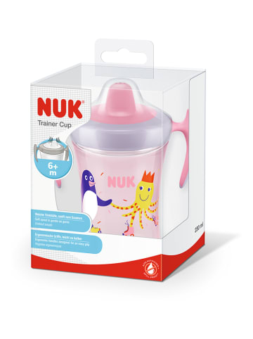 NUK Bidon "Trainer Cup" w kolorze jasnoróżowym - 230 ml