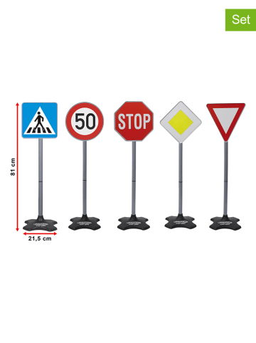 Jamara 25tlg. Verkehrsschildern-Set "Grand A" in Bunt - ab 3 Jahren