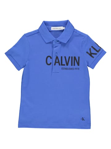 CALVIN KLEIN JEANS Poloshirt blauw