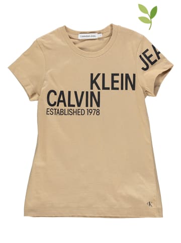 Calvin Klein Koszulka w kolorze beżowym