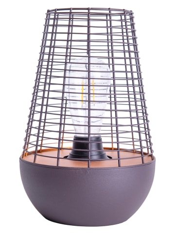 näve Lampa dekoracyjna LED w kolorze brązowym - wys. 29 x Ø 19 cm
