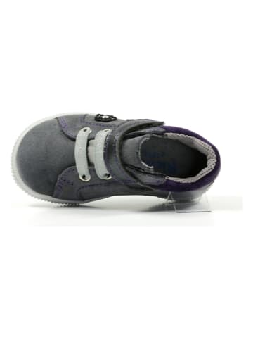 Richter Shoes Leder-Sneakers in Grau
