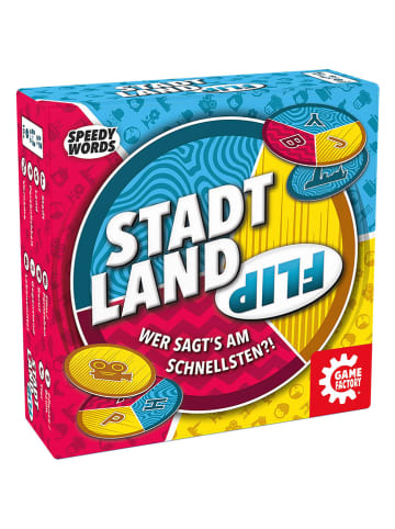 Game Factory Wortspiel "Stadt Land Flip - multilinguale Version" - ab 8 Jahren