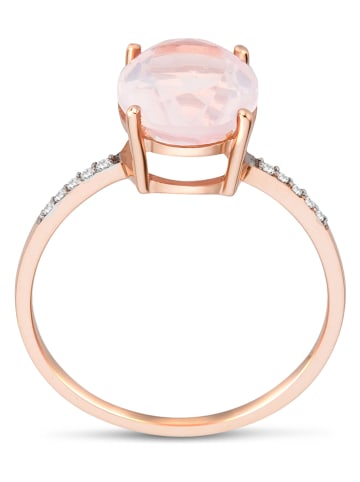 Revoni Roségold-Ring mit Diamanten