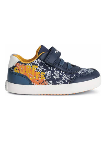 Geox Sneakers "Gisli" donkerblauw/oranje