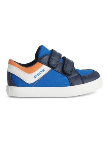 Geox Sneakers "Gisli" blauw/oranje