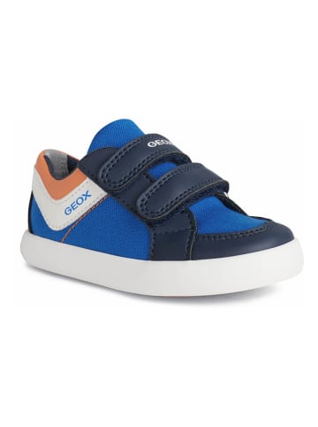 Geox Sneakersy "Gisli" w kolorze niebiesko-pomarańczowym