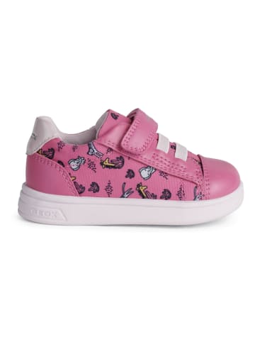 Geox Sneakersy "Djrock" w kolorze różowym