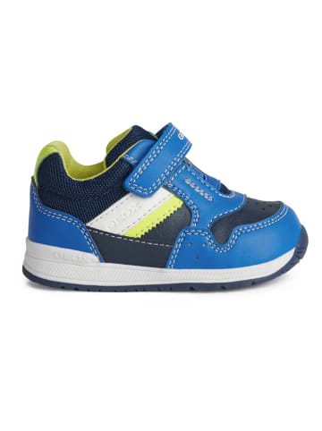 Geox Sneakers "Rishon" in Blau/ Gelb