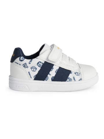 Geox Sneakers "Djrock" in Weiß/ Dunkelblau