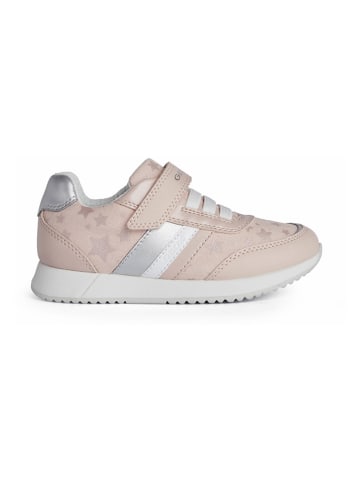Geox Sneakersy "Jensea" w kolorze srebrno-jasnoróżowym