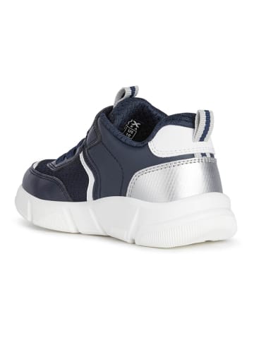 Geox Sneakers "Aril" donkerblauw/zilverkleurig