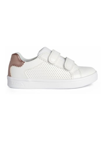 Geox Sneakersy "Djrock" w kolorze biało-jasnoróżowym