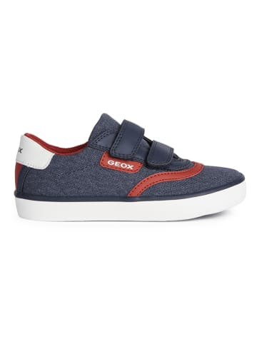 Geox Sneakers "Gisli" donkerblauw/rood