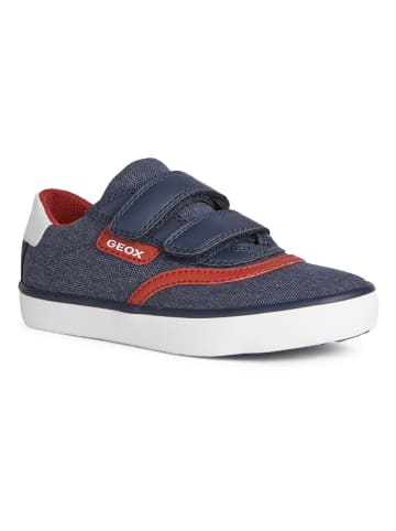 Geox Sneakers "Gisli" donkerblauw/rood