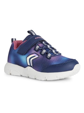 Geox Sneakers "New Torque" donkerblauw/paars