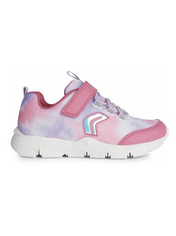 Geox Sneakersy "New Torque" w kolorze lawendowo-jasnoróżowym