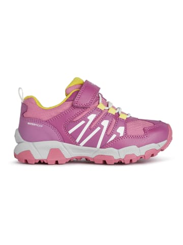 Geox Sneakers "Magnetar" in Pink/ Gelb