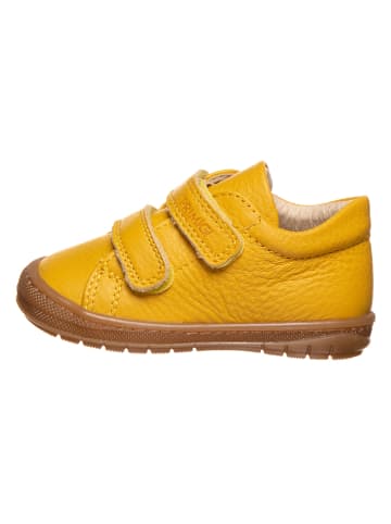 Primigi Skórzane sneakersy w kolorze żółtym