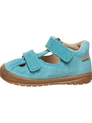 Primigi Skórzane półsandały w kolorze błękitnym