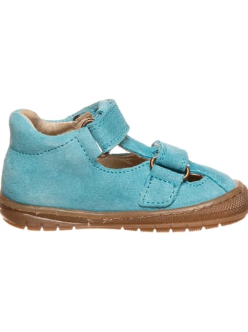 Primigi Skórzane półsandały w kolorze błękitnym