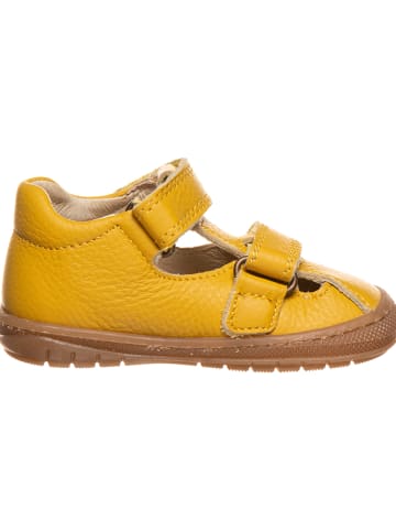 Primigi Leder-Halbsandalen in Gelb