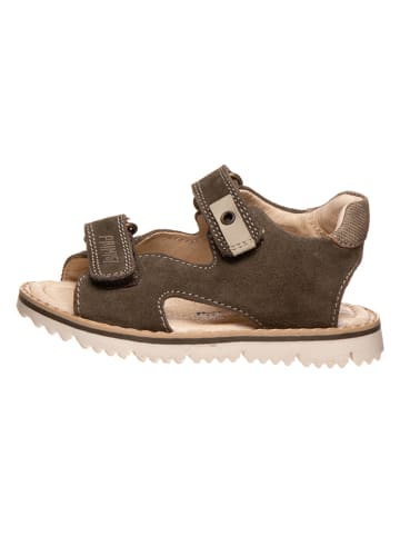 Primigi Skórzane sandały w kolorze khaki