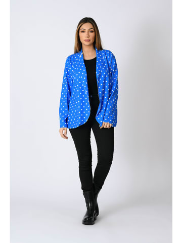 Plus Size Company Blazer "Amour" blauw