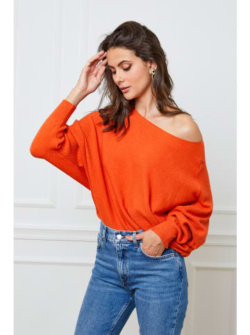 So Cachemire Trui "Irene" oranje