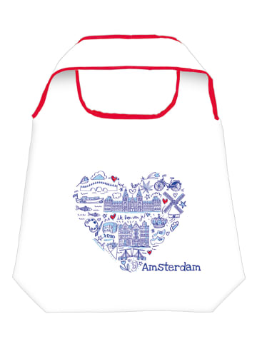 Verlag Shopper "Amsterdam" wit - (B)50 x (H)70 cm