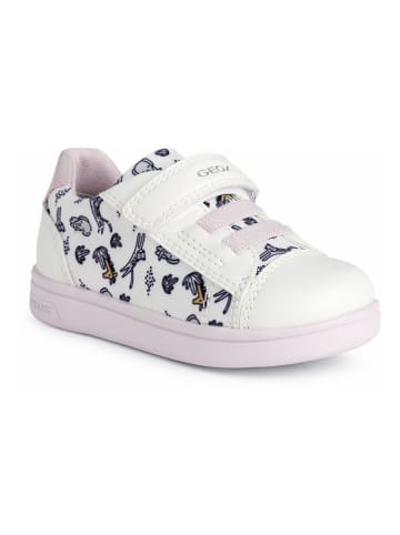 Geox Sneakers "Djrock" wit/lichtroze