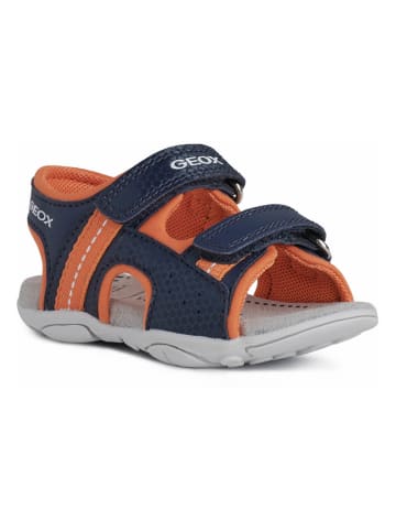 Geox Sandalen "Agasim" donkerblauw/oranje