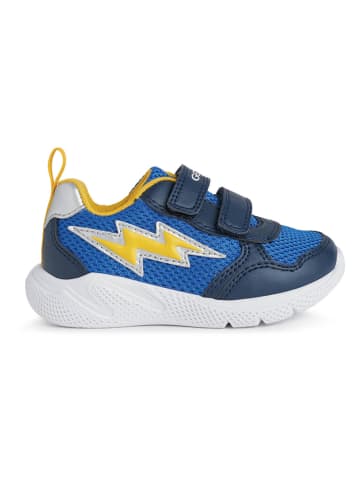 Geox Sneakers "Sprintye" in Blau/ Gelb