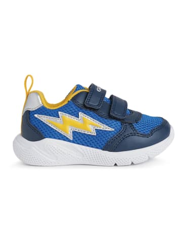 Geox Sneakersy "Sprintye" w kolorze niebiesko-żółtym