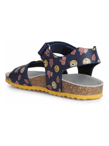 Geox Sandalen "Ghita" donkerblauw/geel