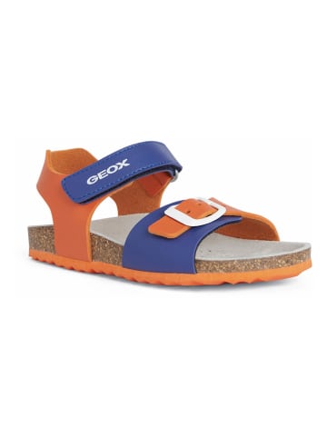 Geox Sandalen "Ghita" in Orange/ Blau