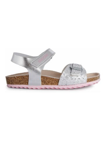 Geox Sandalen "Adriel" zilverkleurig