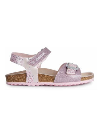 Geox Sandalen "Adriel" in Rosa/ Silber