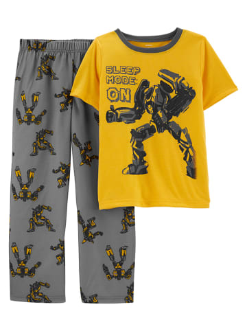carter's Pyjama geel/grijs