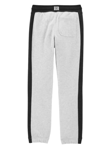 OshKosh Sweathose in Grau/ Schwarz